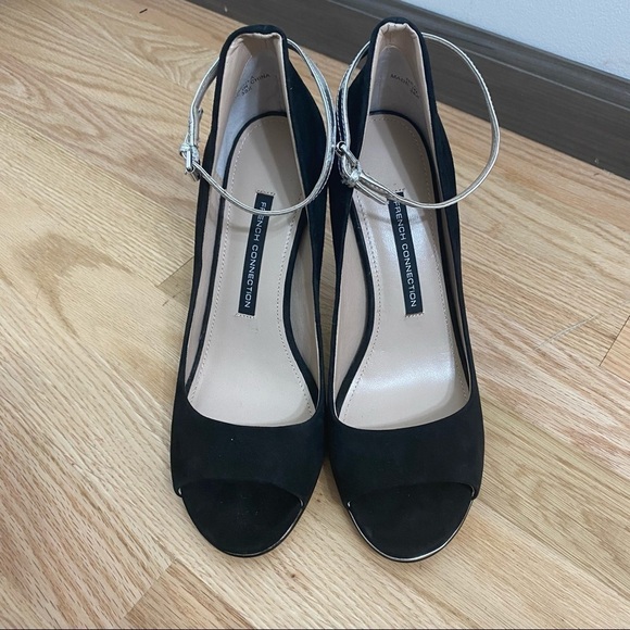 French Connection Neola Suede Pumps Sz 38 1/2 - Picture 5 of 11